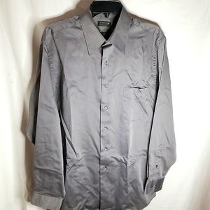 Mens Arrow Button Down Long Sleeve Dress Shirt